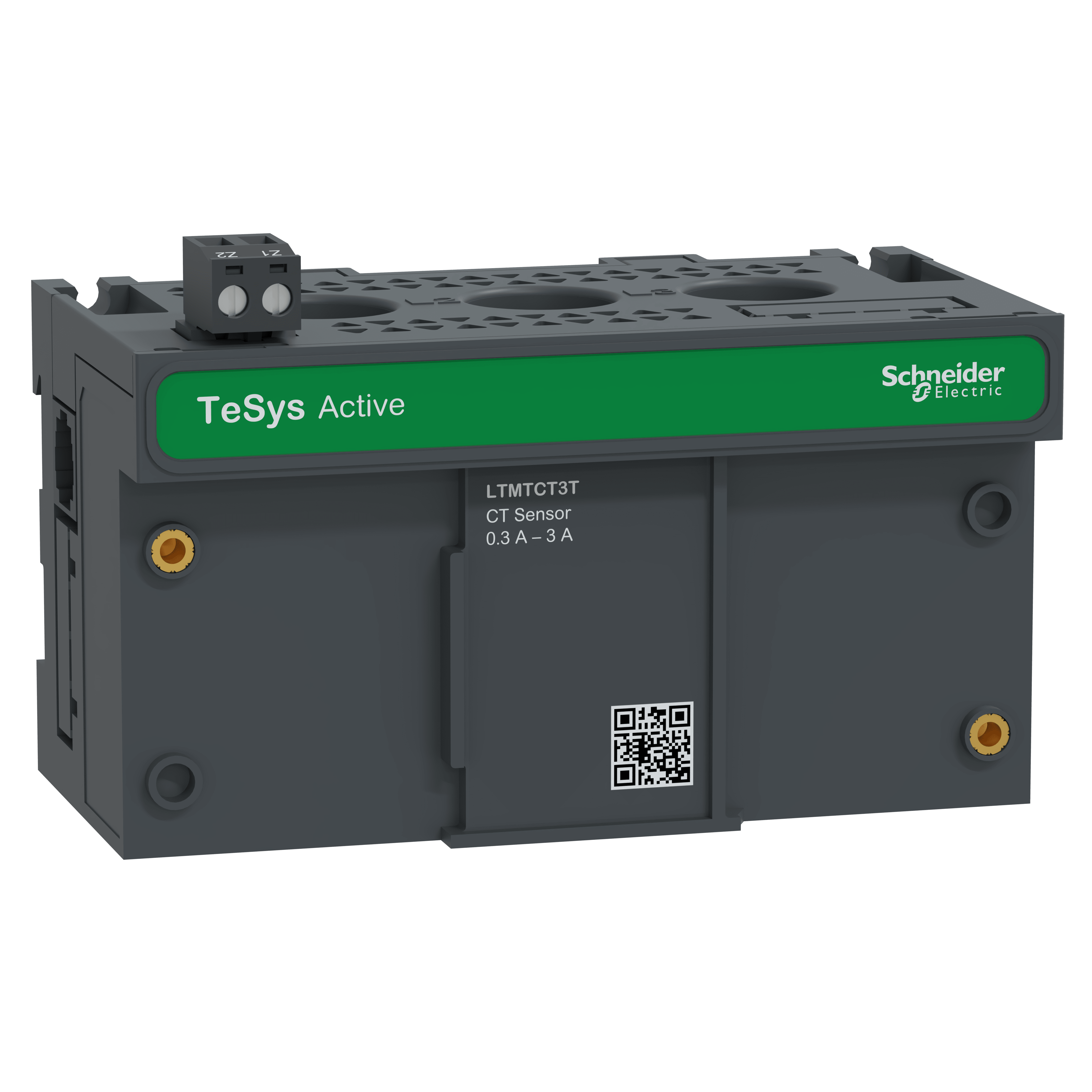 SCHNEIDER ELECTRIC - Modulo sensore, TeSys Tera, CT, CT orizzontale da 0,3 a 3 A, largo 110 mm, ingresso integrato per CT guasto a terra, gestione motore