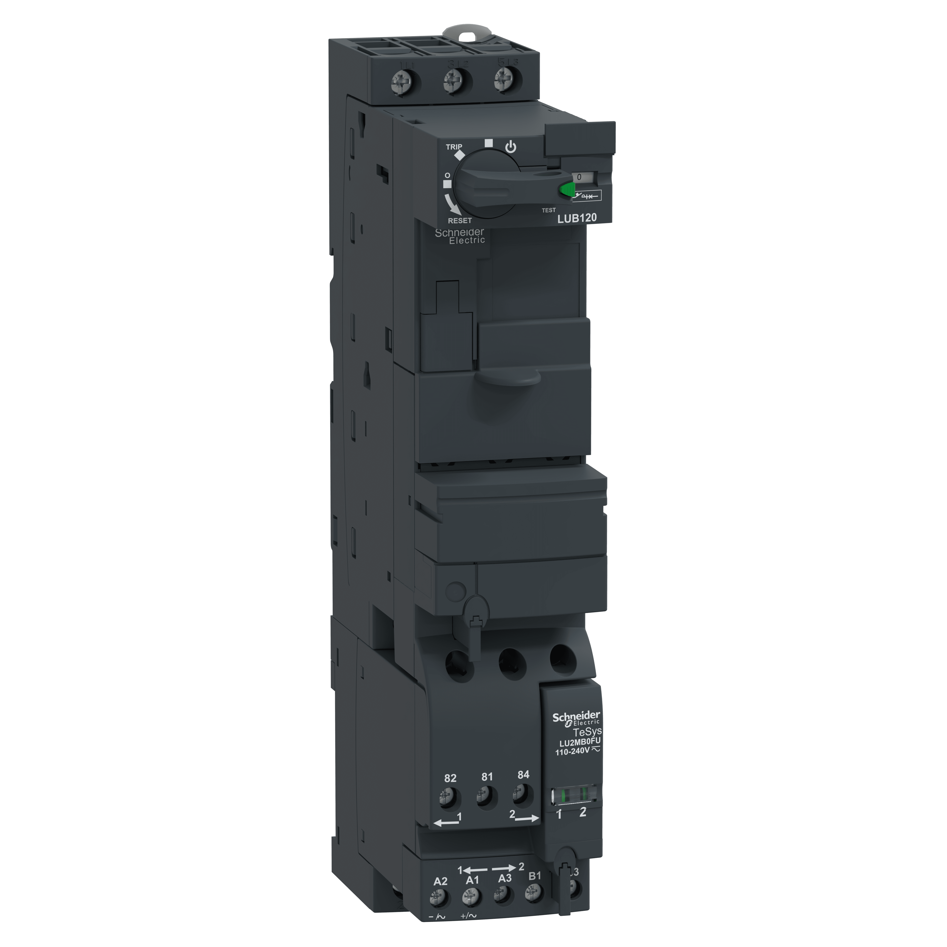 SCHNEIDER ELECTRIC - Base di potenza - TeSys U - 12 A - 110...220 V CC - Controllo morsetti a vite