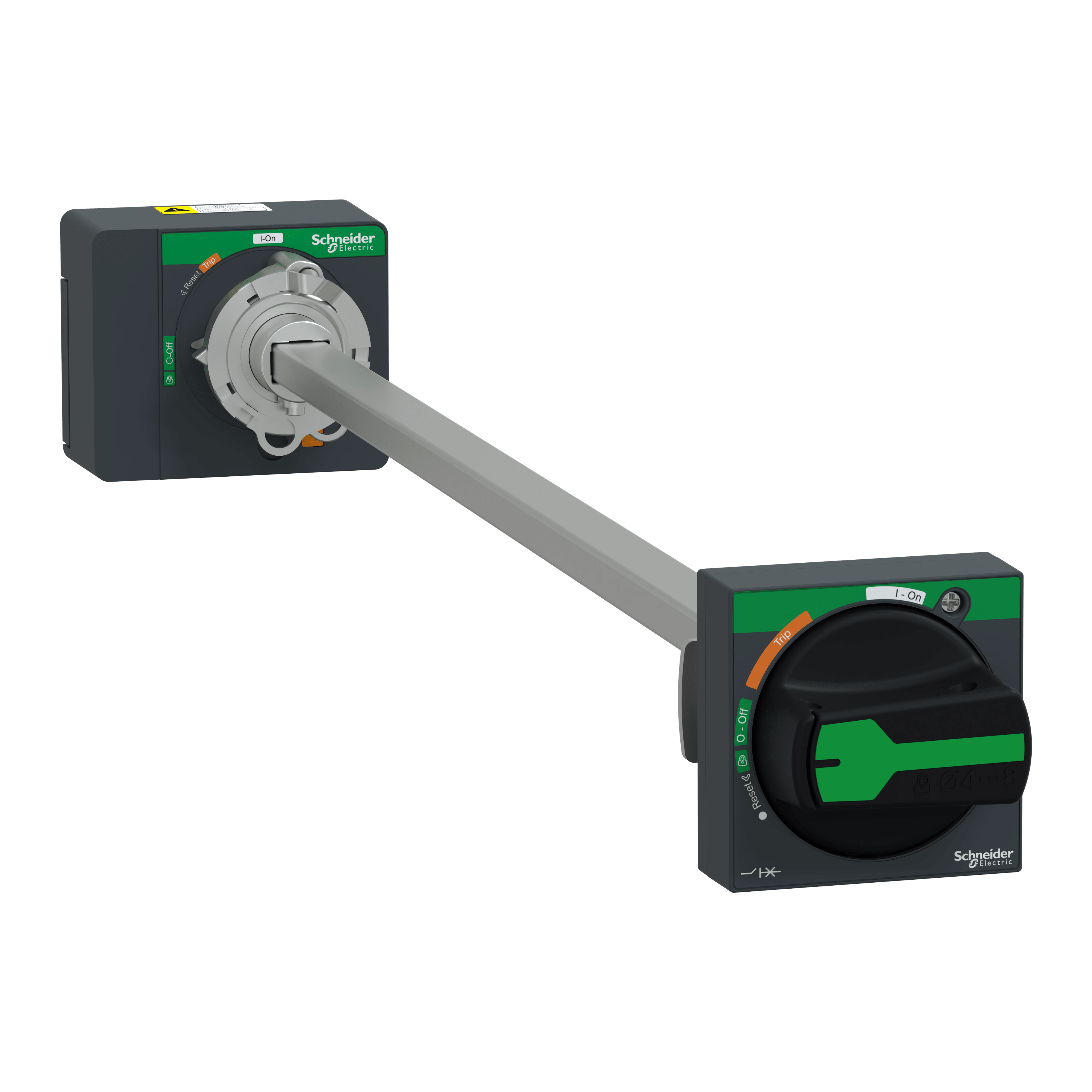 SCHNEIDER ELECTRIC - Manovra rotativa rinviata, ComPacT NSXm, manovra nera, lunghezza 200albero da mm a 600mm, IP54