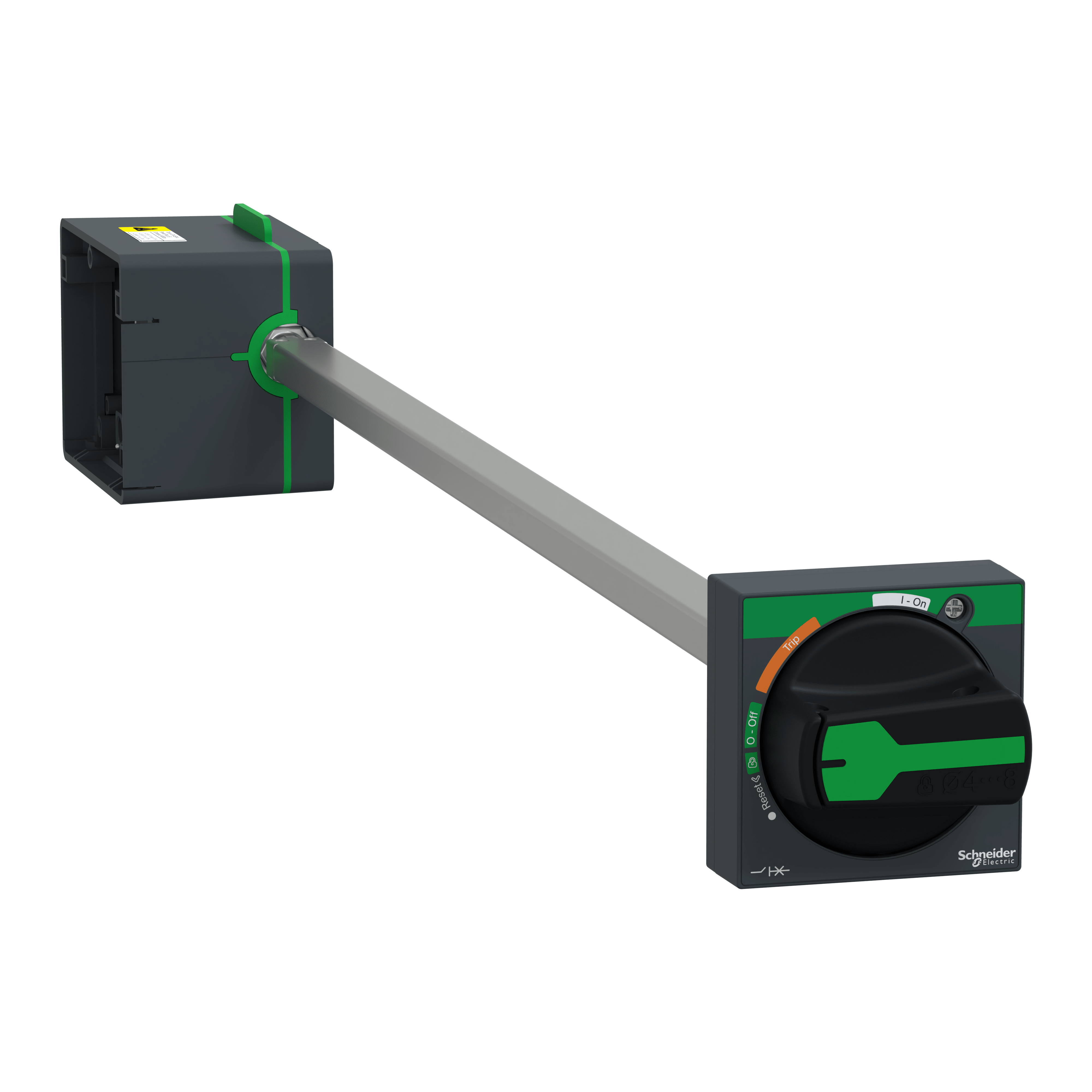 SCHNEIDER ELECTRIC - Manovra rotativa laterale, ComPacT NSXm, manovra nera, lunghezza albero da 45 mm a 480mm, IP54