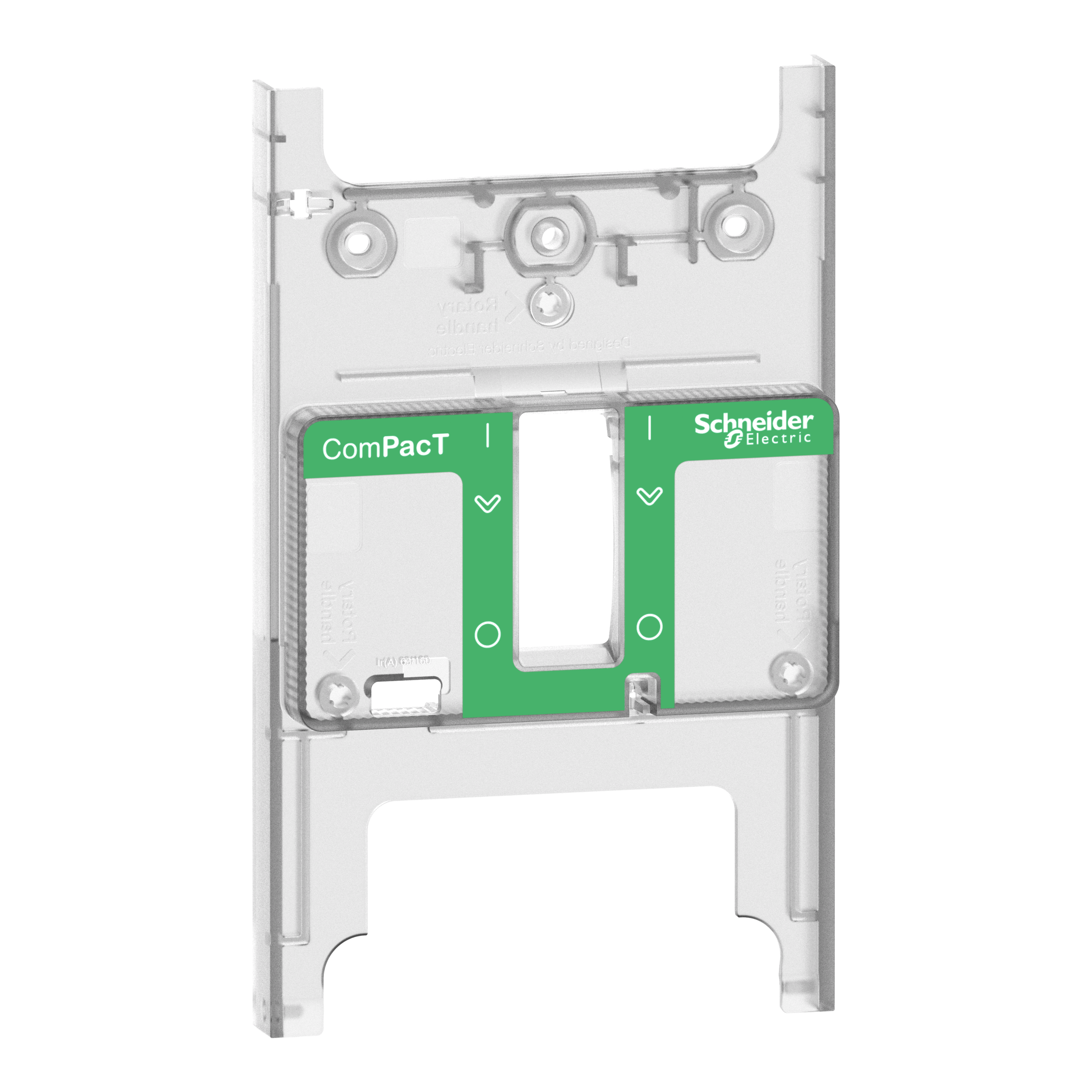 SCHNEIDER ELECTRIC - Coperchio anteriore, interruttori e sezionatori ComPacT NSXm, 3 poli, IP40, parte di ricambio