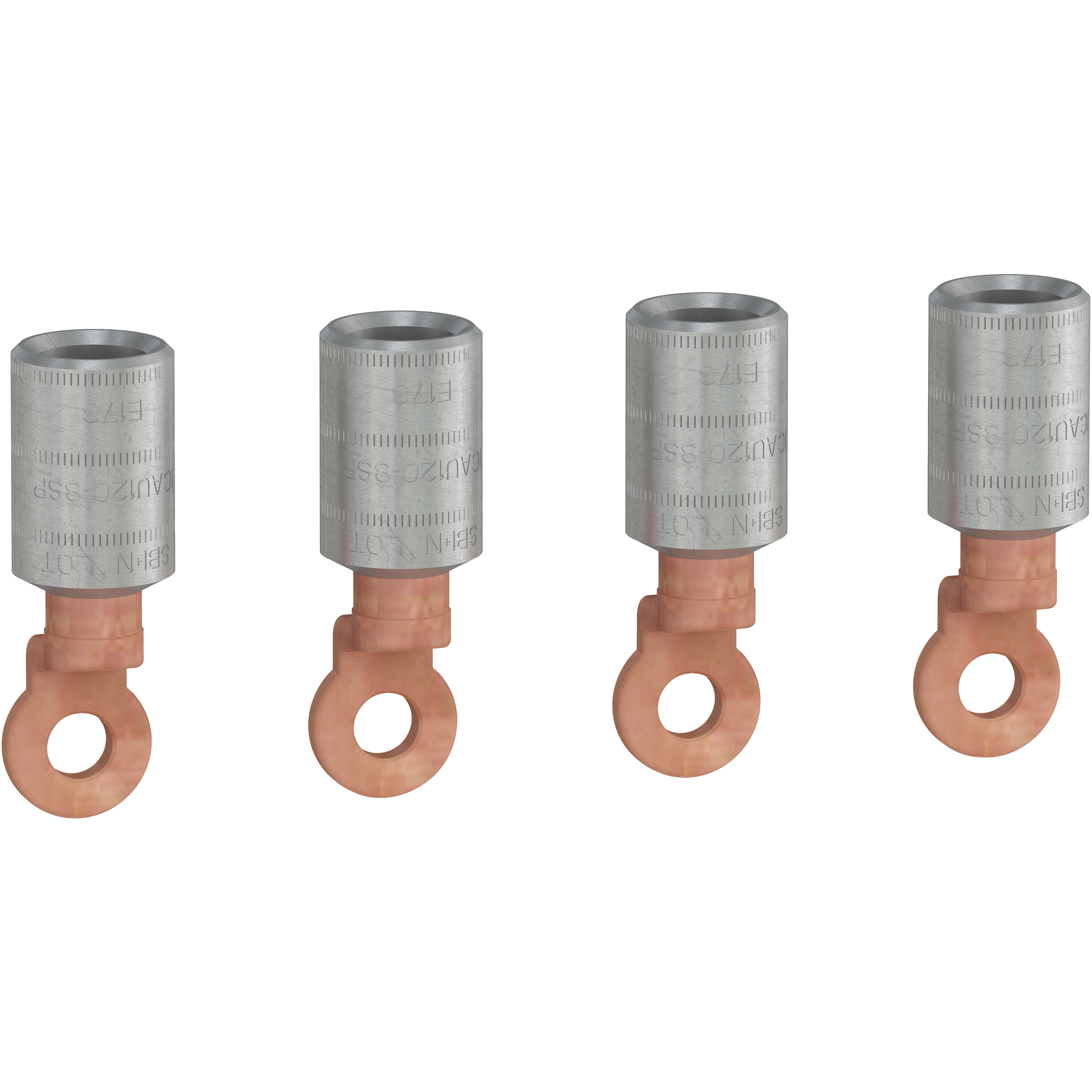 SCHNEIDER ELECTRIC - Capicorda per cavi alluminio 120 mm² - 4 pezzi