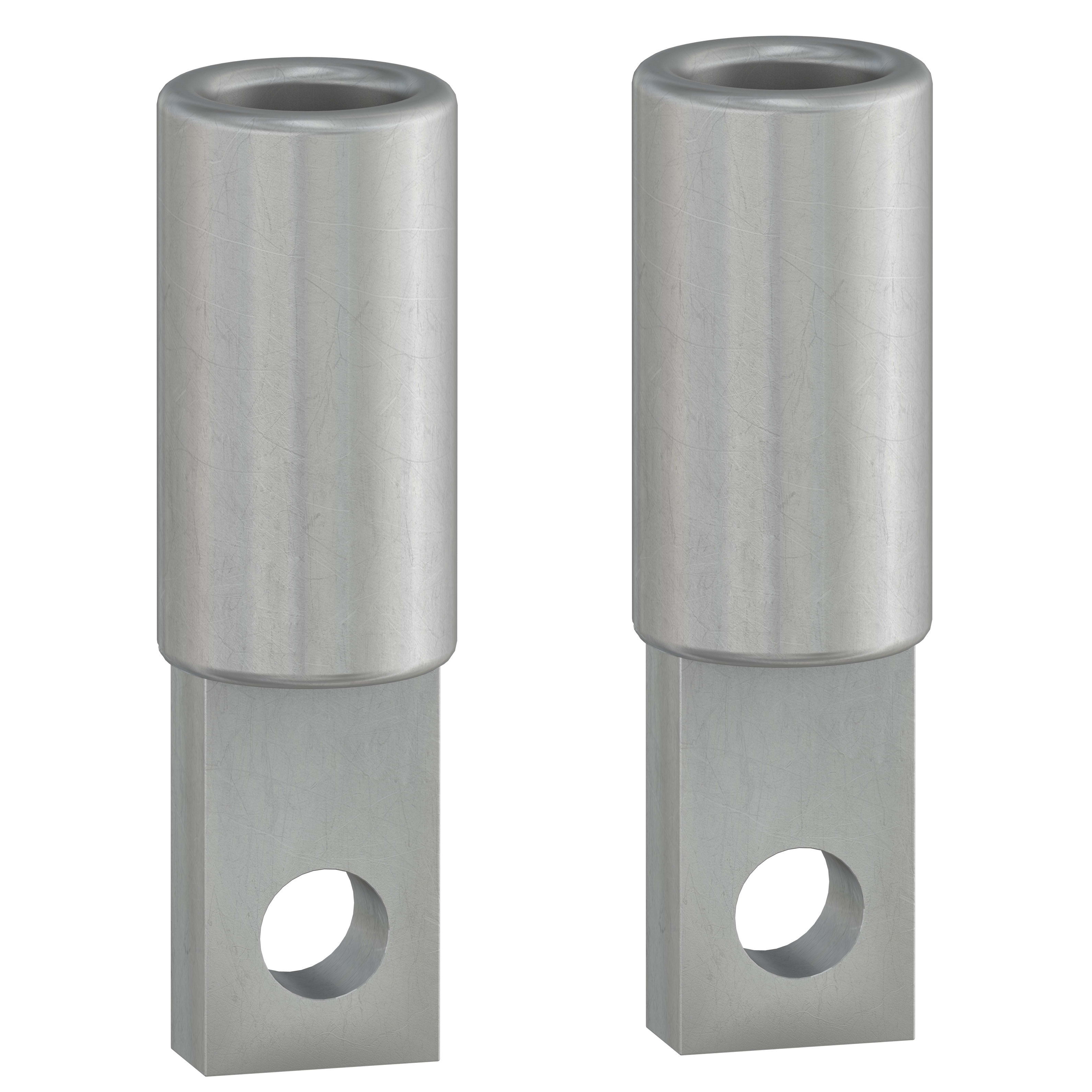 SCHNEIDER ELECTRIC - 3 capicorda per cavi Cu-Al 8-1-0 AWG