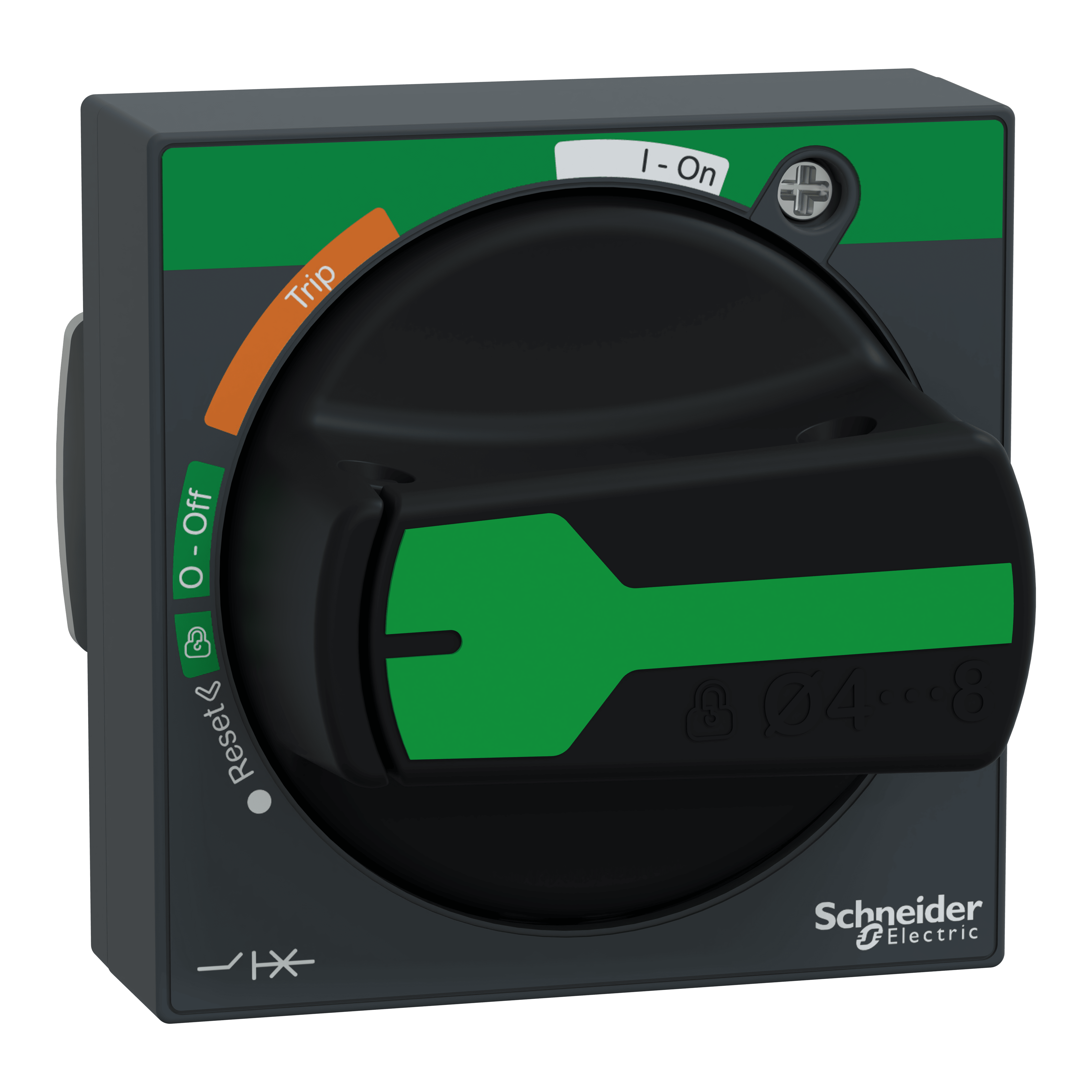 SCHNEIDER ELECTRIC - manovra universale, ComPacT NSXm, manovra nera, IP54, parte di ricambio