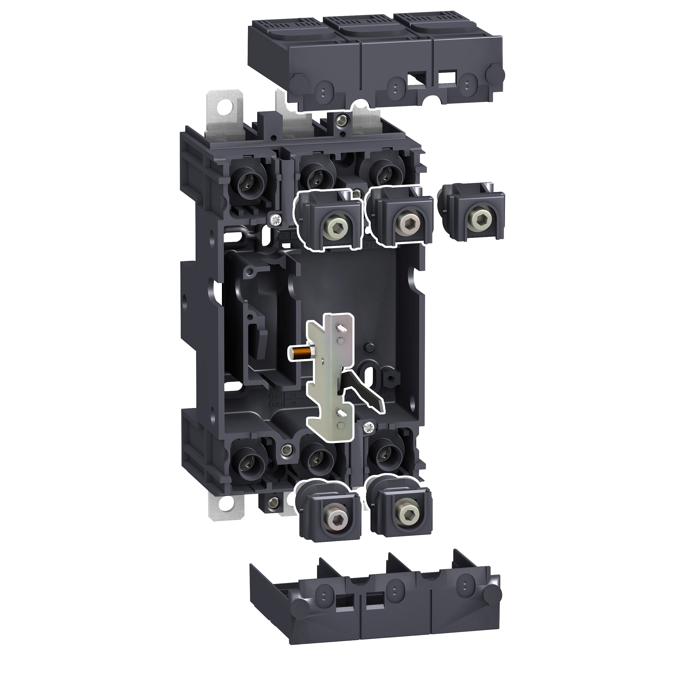 SCHNEIDER ELECTRIC - Kit zoccolo - 3P - per NSX100..250