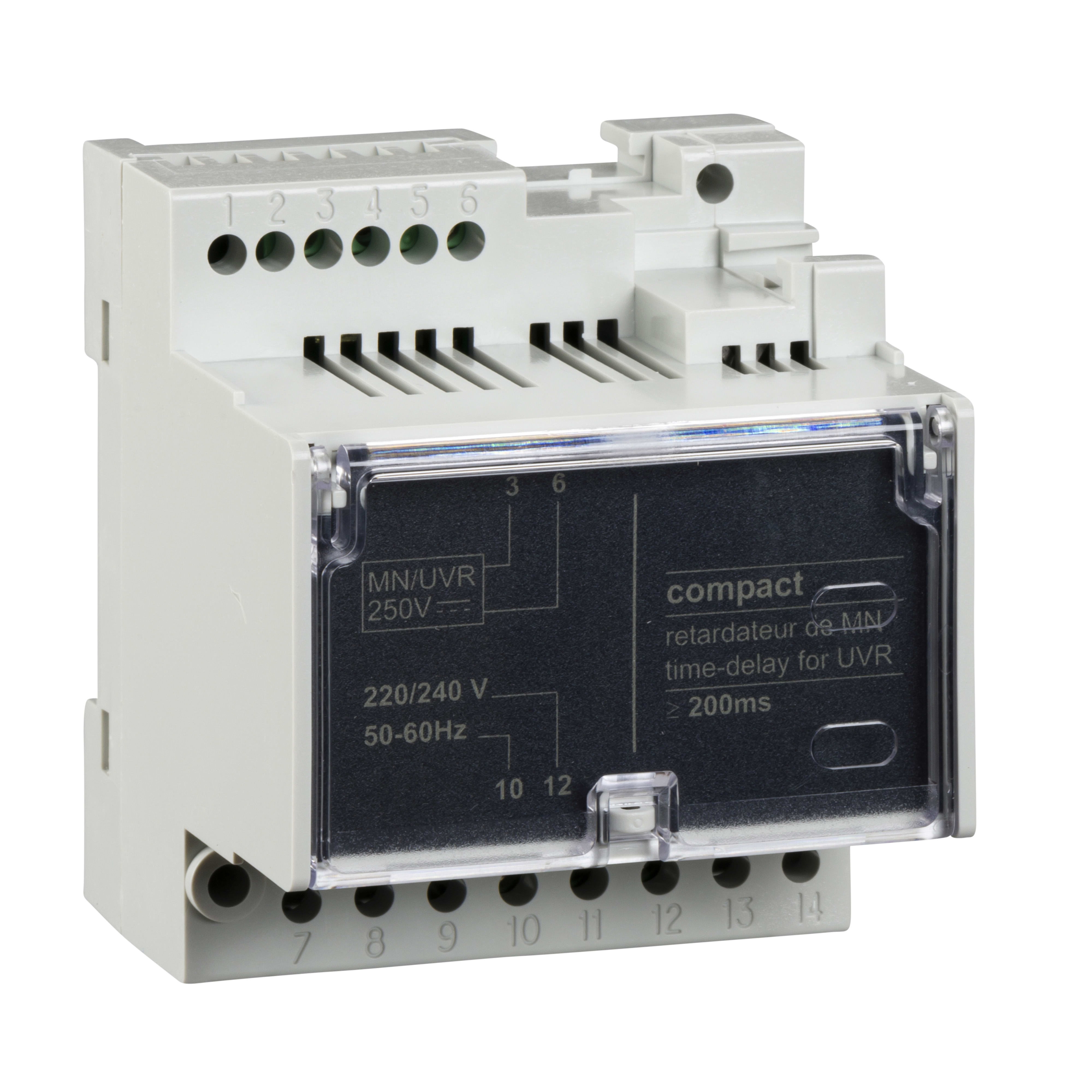 SCHNEIDER ELECTRIC - Temporizzatore - per sganciatore MN - 220..240 Vca - 50/60 Hz