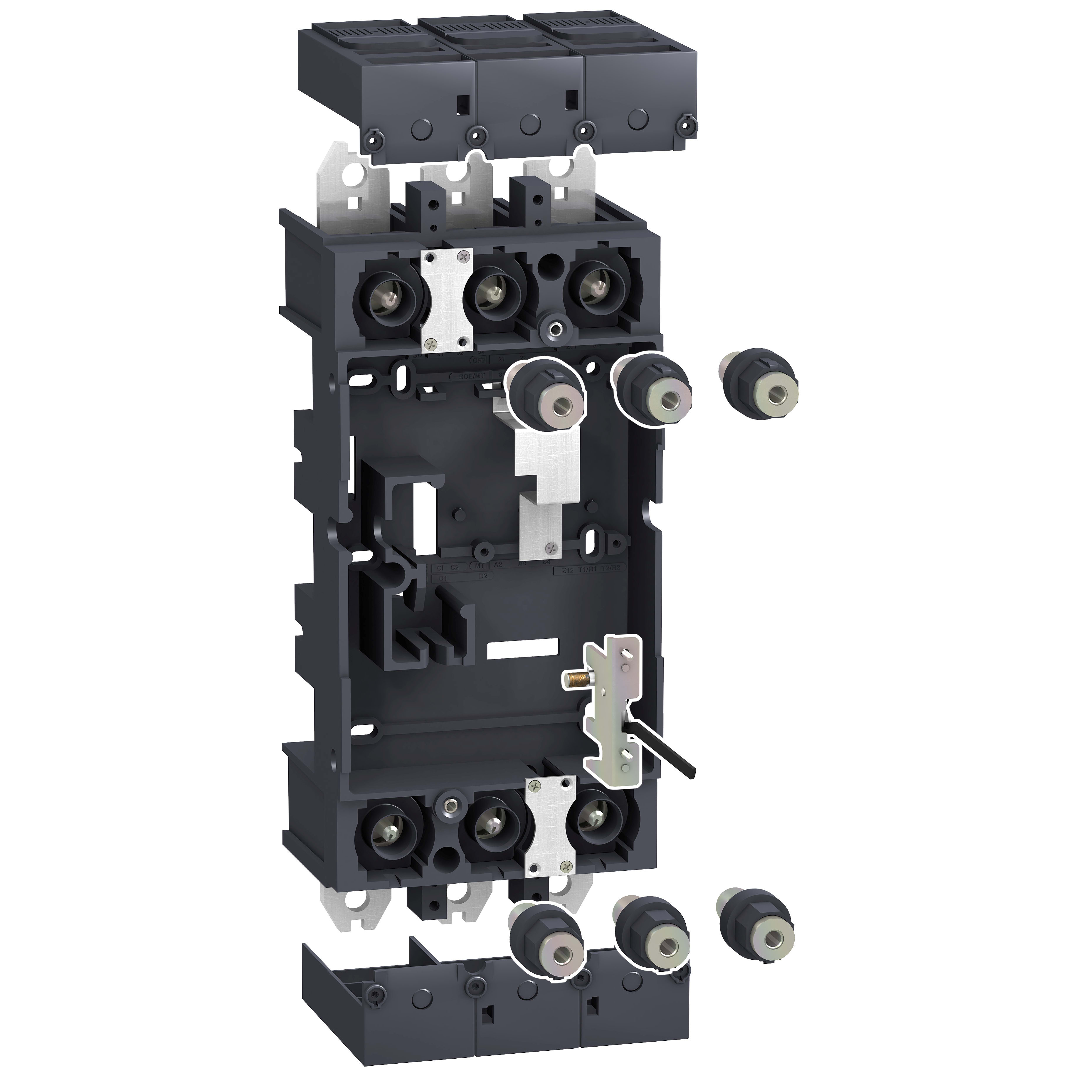 SCHNEIDER ELECTRIC - Kit con base plug-in - 3 poli - Per NSX400..630