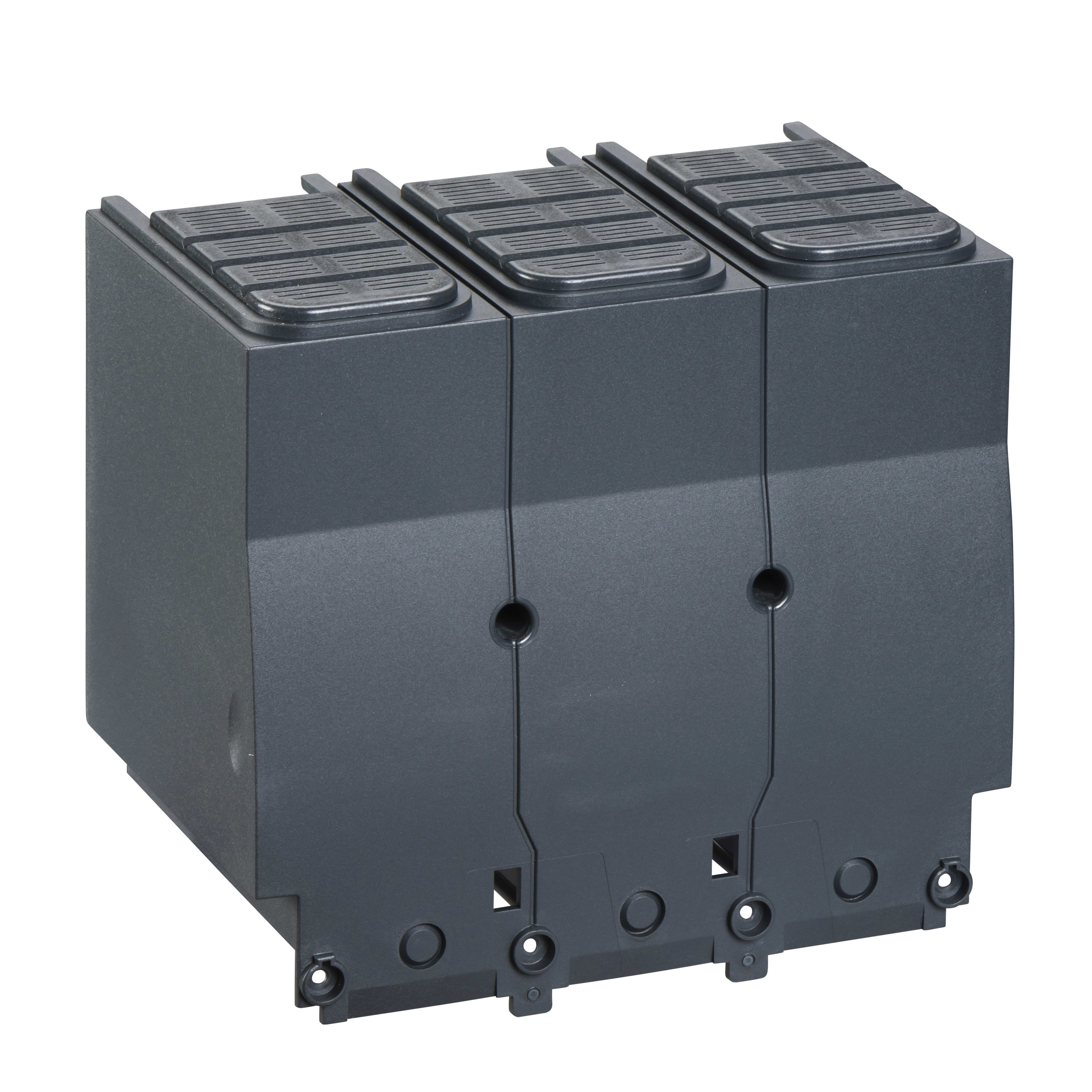 SCHNEIDER ELECTRIC - Copriterminali lungo - 3 poli - Per INS/INV320..630, NSX400..630