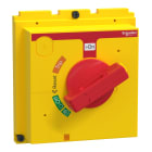 SCHNEIDER ELECTRIC - Manovra rotativa diretta, ComPacT NSX400/630, manovra rossa su fronte giallo, IP40