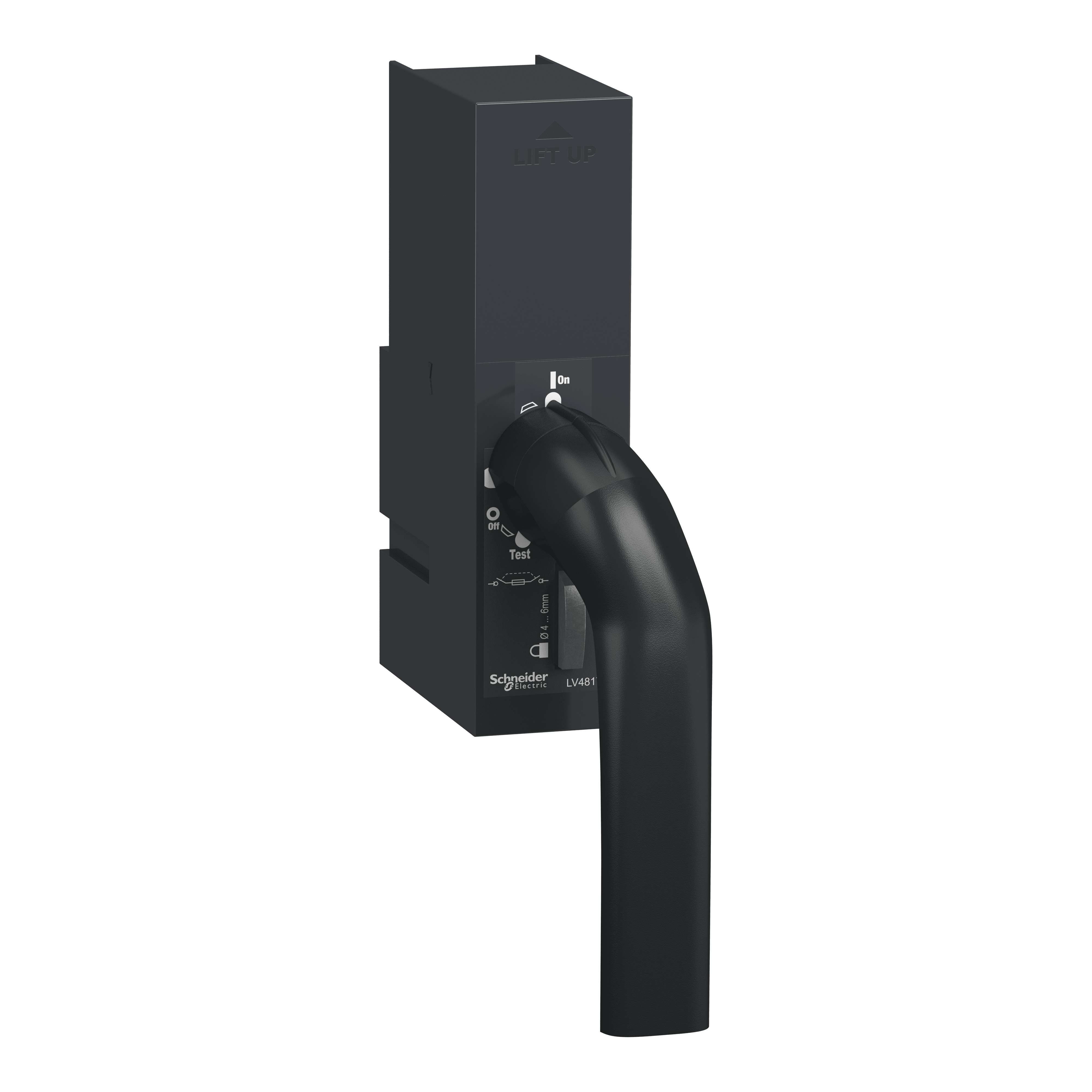 SCHNEIDER ELECTRIC - Accessorio, FuPact, Manovra rotativa nera, FuPactGS, 63/200A
