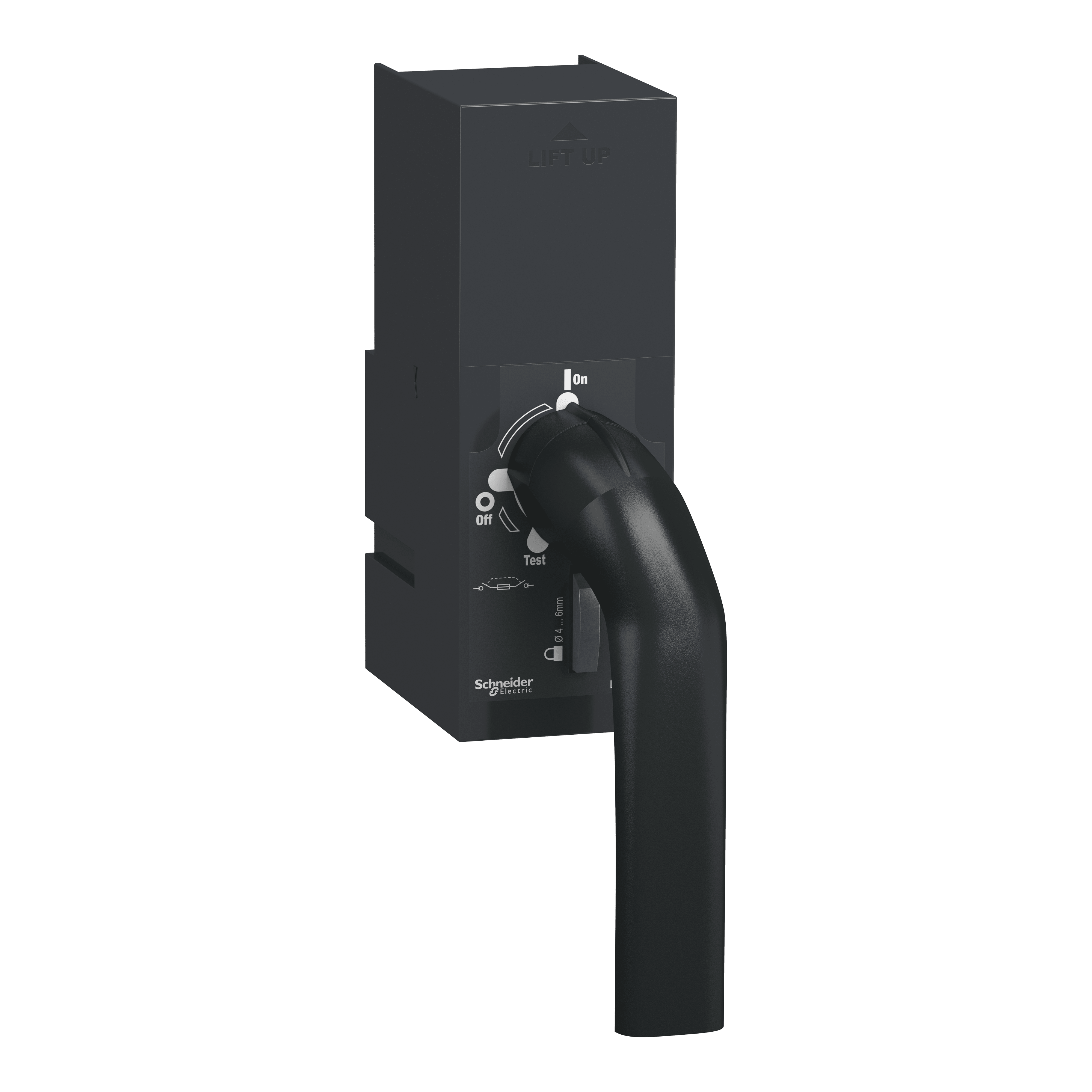 SCHNEIDER ELECTRIC - Accessorio, FuPact, Manovra rotativa nera, FuPactGS, 250/400A