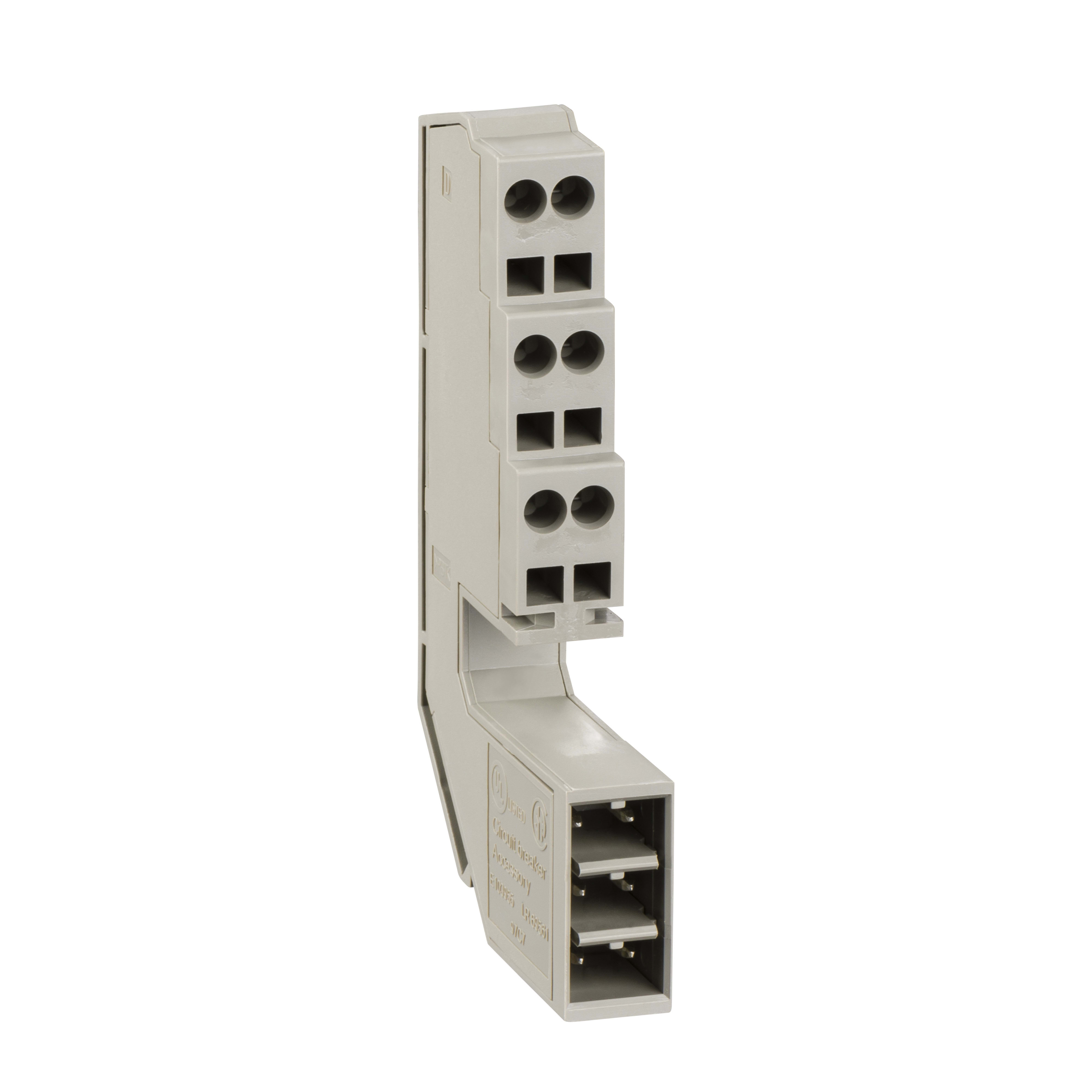 SCHNEIDER ELECTRIC - 6 wires terminal block - 1 part - for MasterpactMTZ1- drawout - spare part