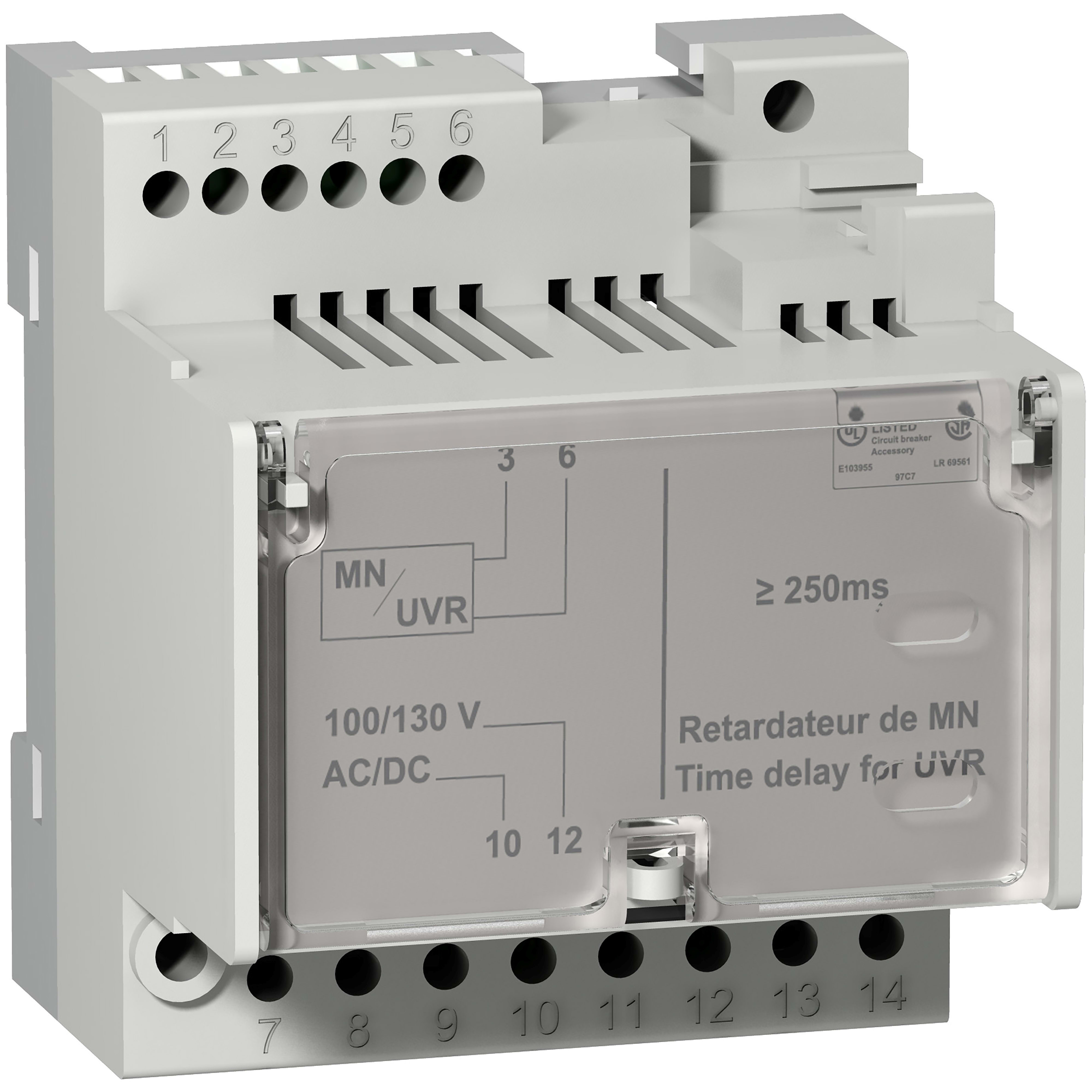 SCHNEIDER ELECTRIC - Bobina di minima tensione MN senza regolazione 100/130 Vca/cc