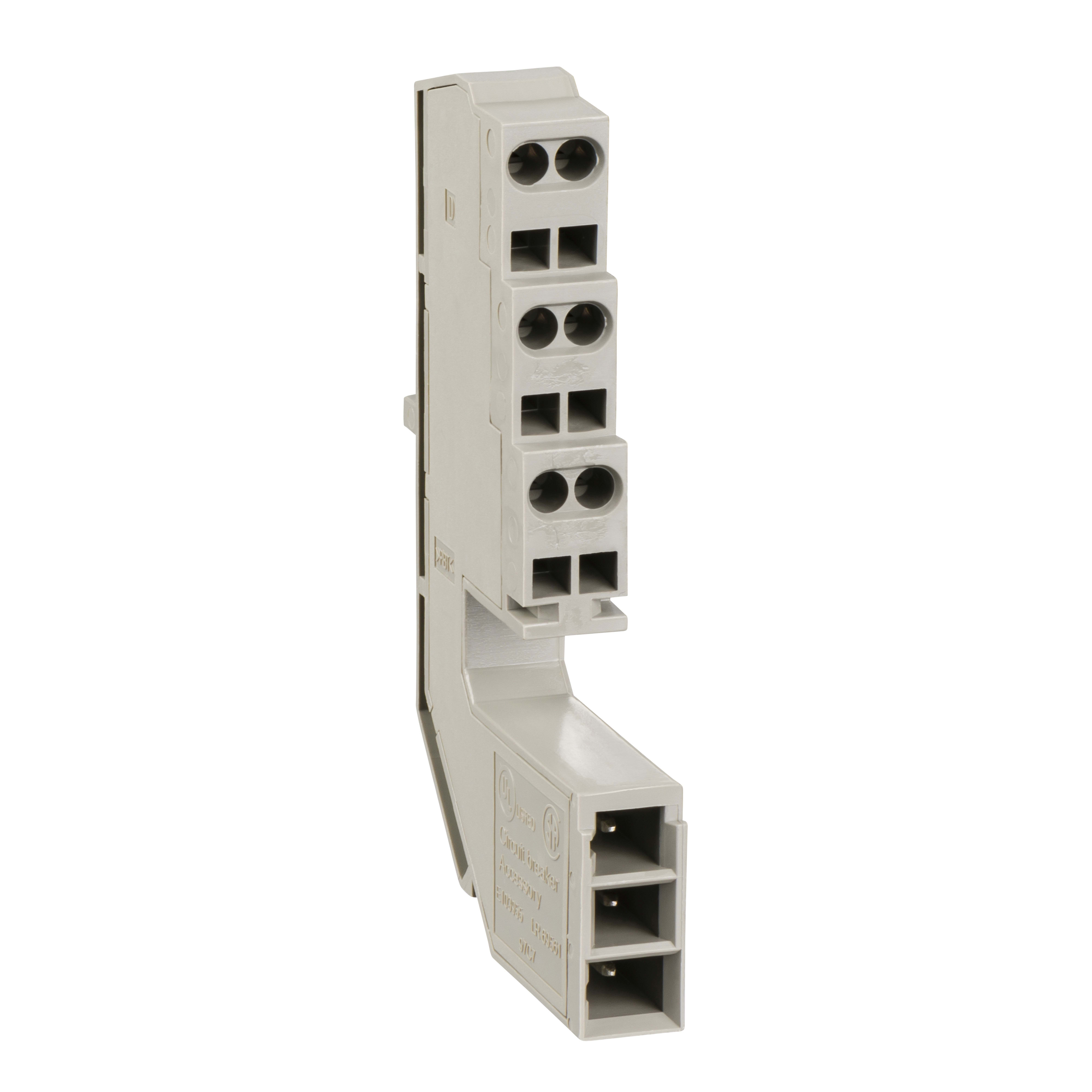 SCHNEIDER ELECTRIC - 3 wires terminal block - 30 parts - for Masterpact MTZ1 - drawout