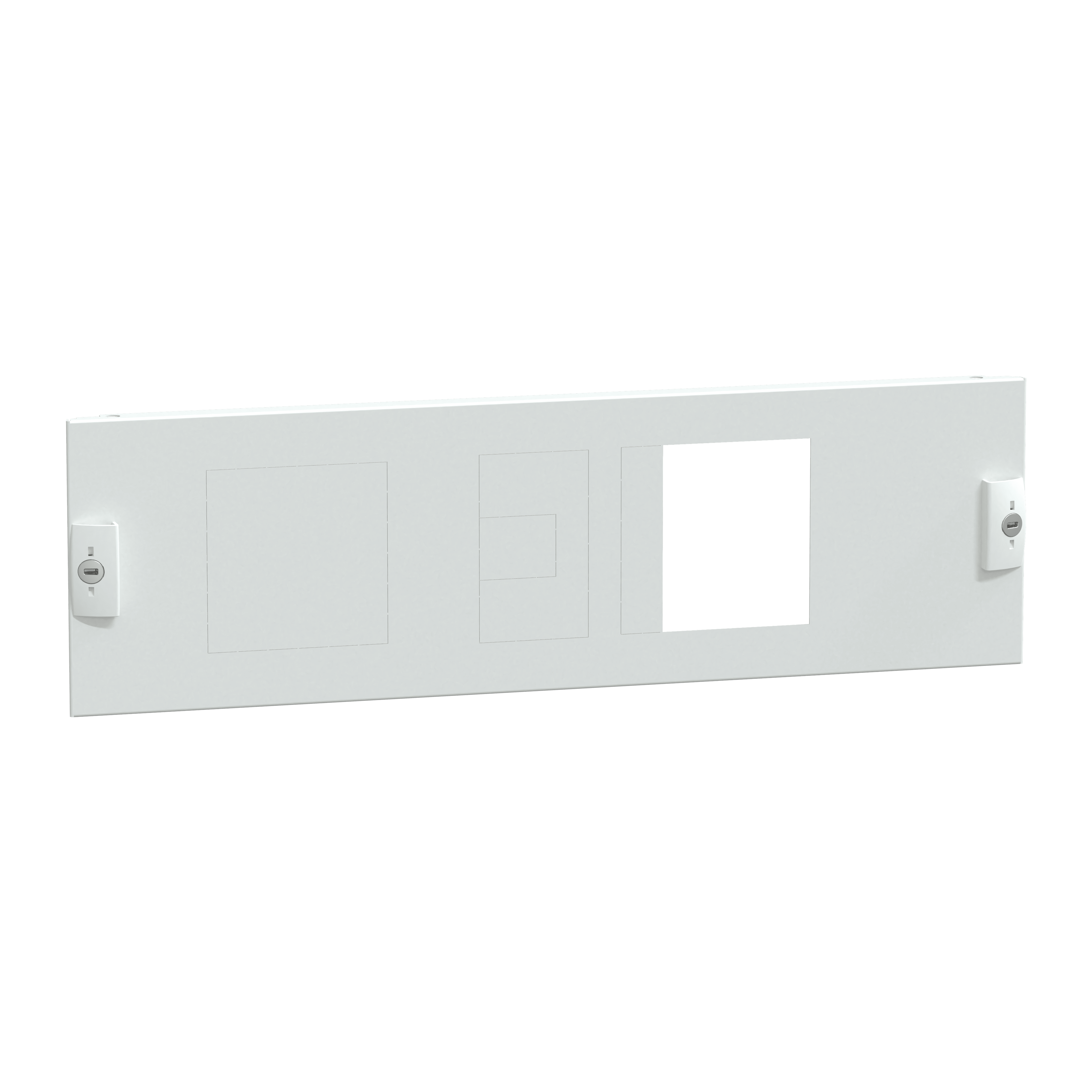 SCHNEIDER ELECTRIC - Struttura, PrismaSeT, Piastra, Piastra front. NSX160/250 fix dir 3P