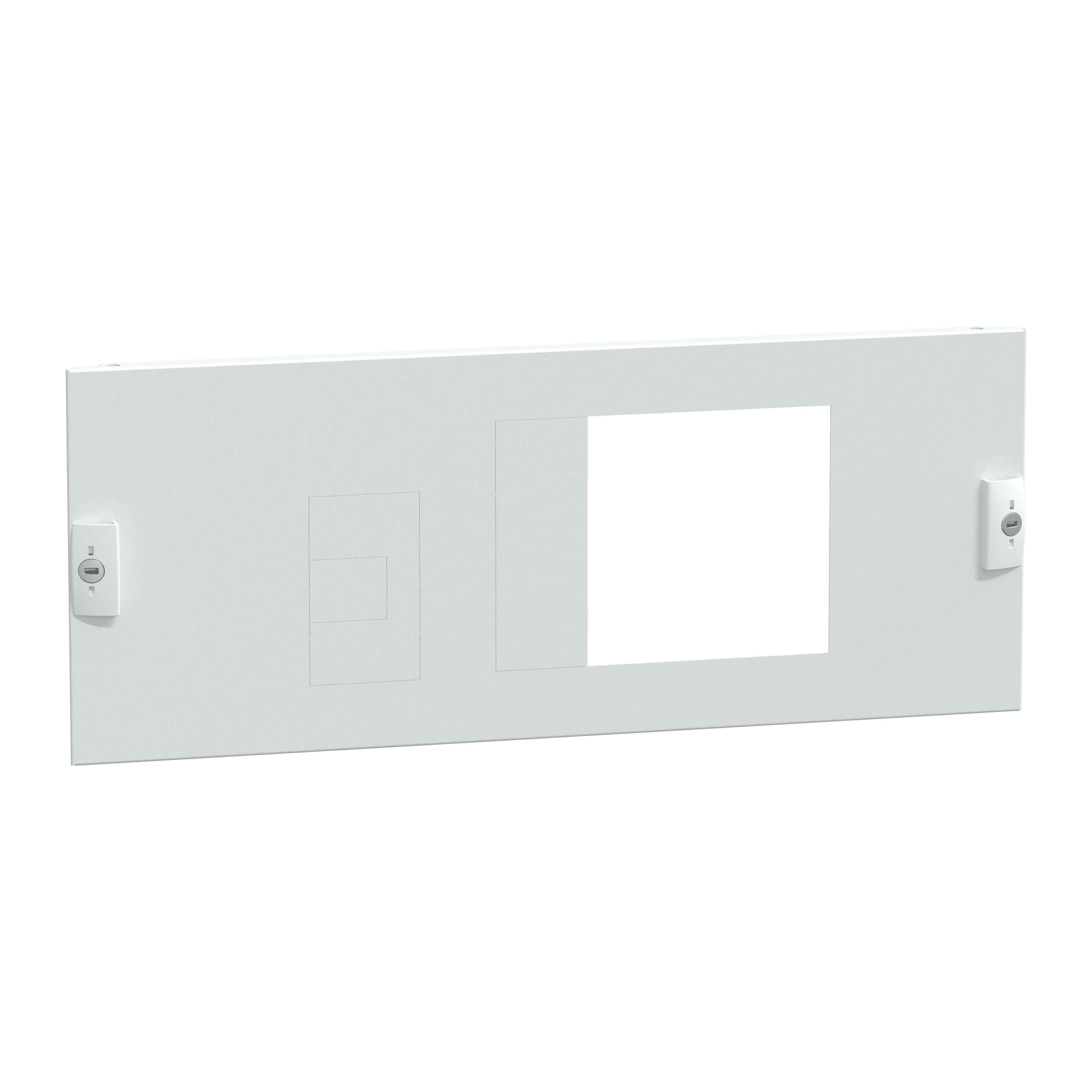 SCHNEIDER ELECTRIC - Struttura, PrismaSeT, Piastra, Piastra front. NSX400/630 fix dir 3P