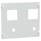 SCHNEIDER ELECTRIC - Struttura, PrismaSeT, Piastra, Piastra front. N°2 NSX400 VIGI V fix dir