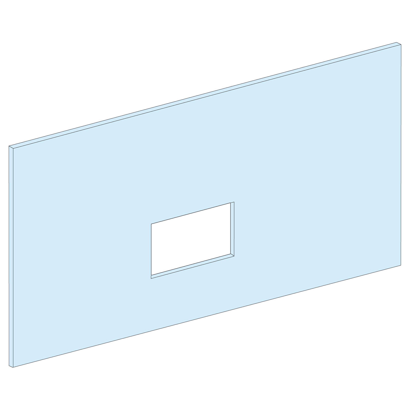 SCHNEIDER ELECTRIC - Struttura, PrismaSeT, Piastra, Piastra frontale NS1600 H fis/dir-rot 4P