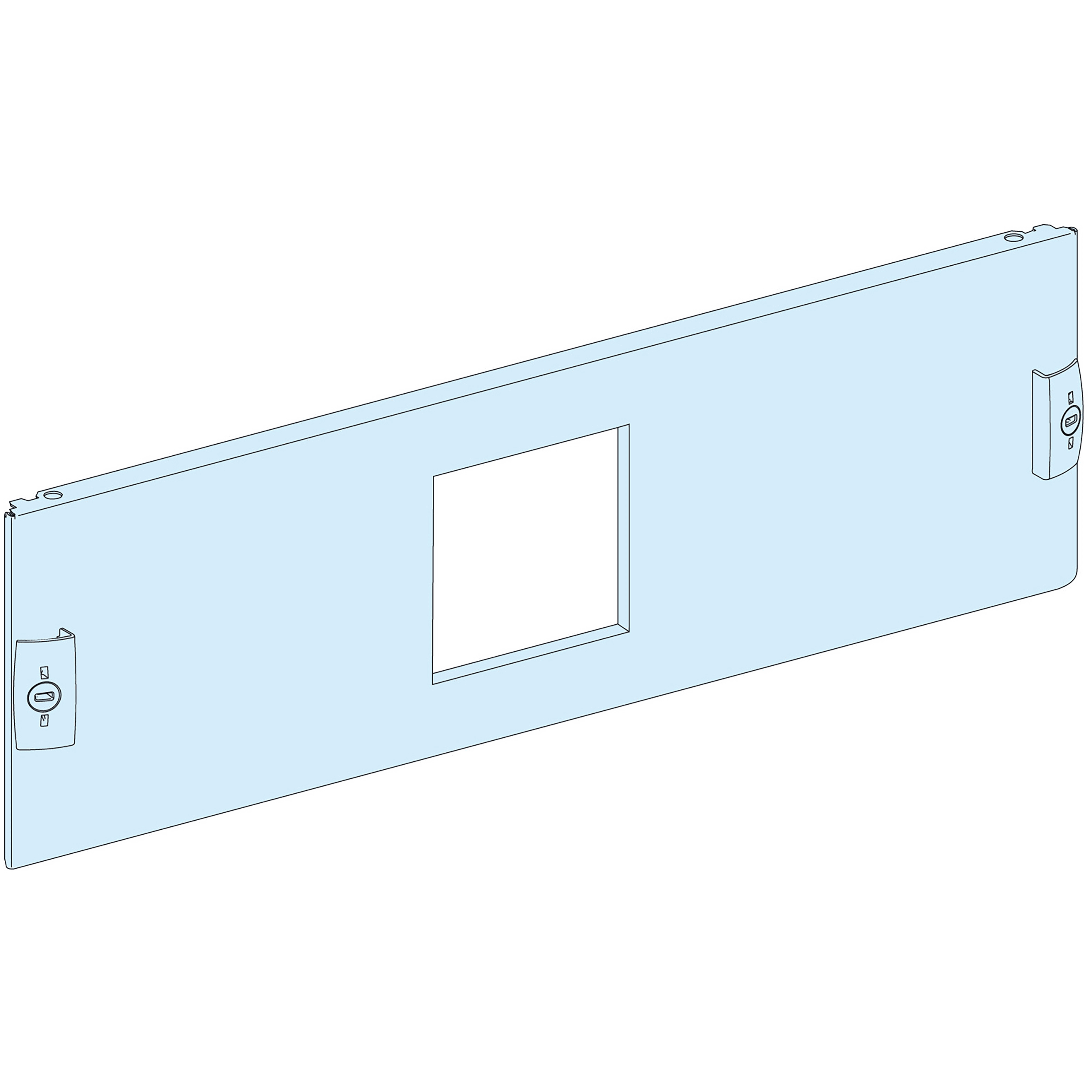 SCHNEIDER ELECTRIC - Struttura, PrismaSeT, Piastra, Piastra front foro 96x96 L600 3M