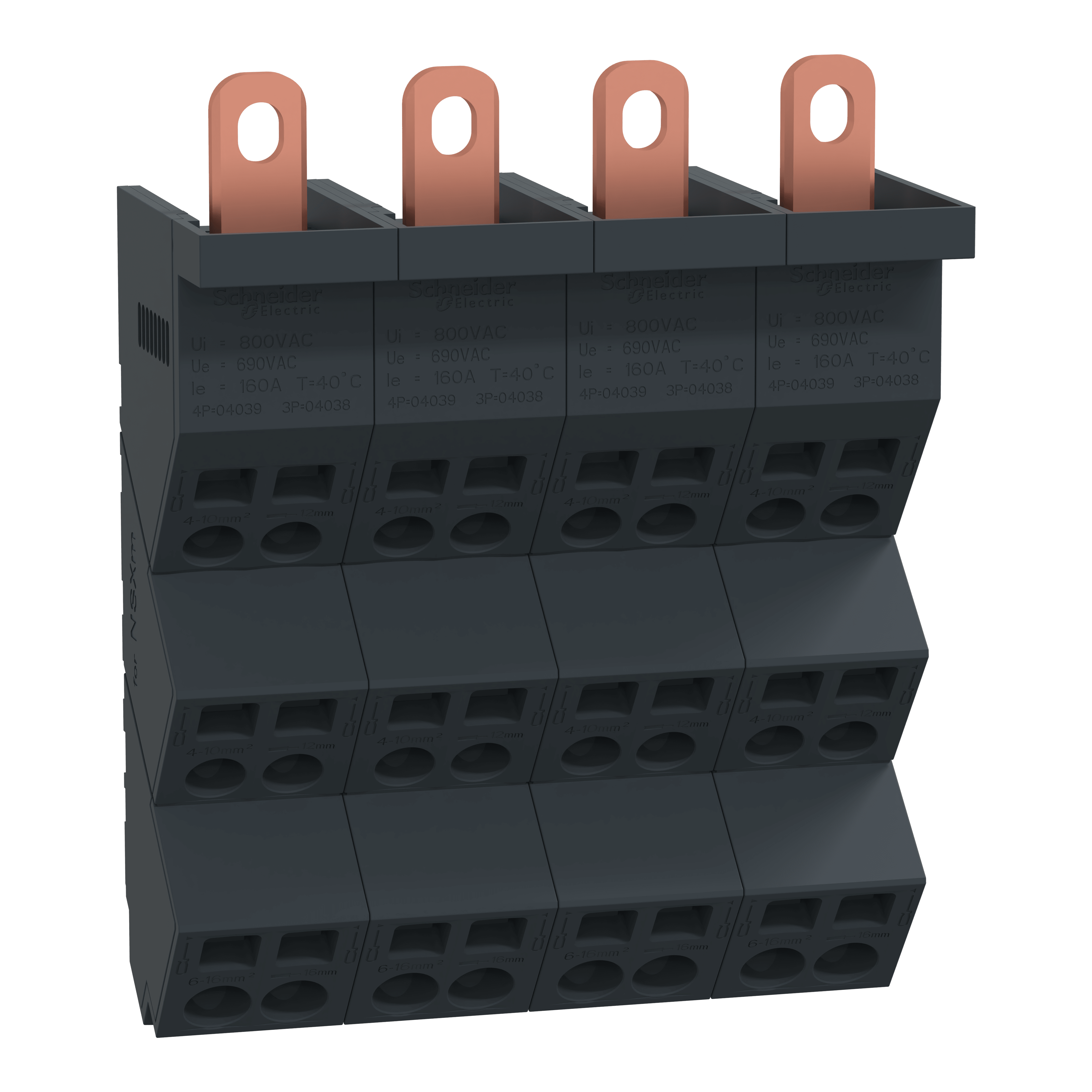 SCHNEIDER ELECTRIC - Polybloc NSXm 3P 160A
