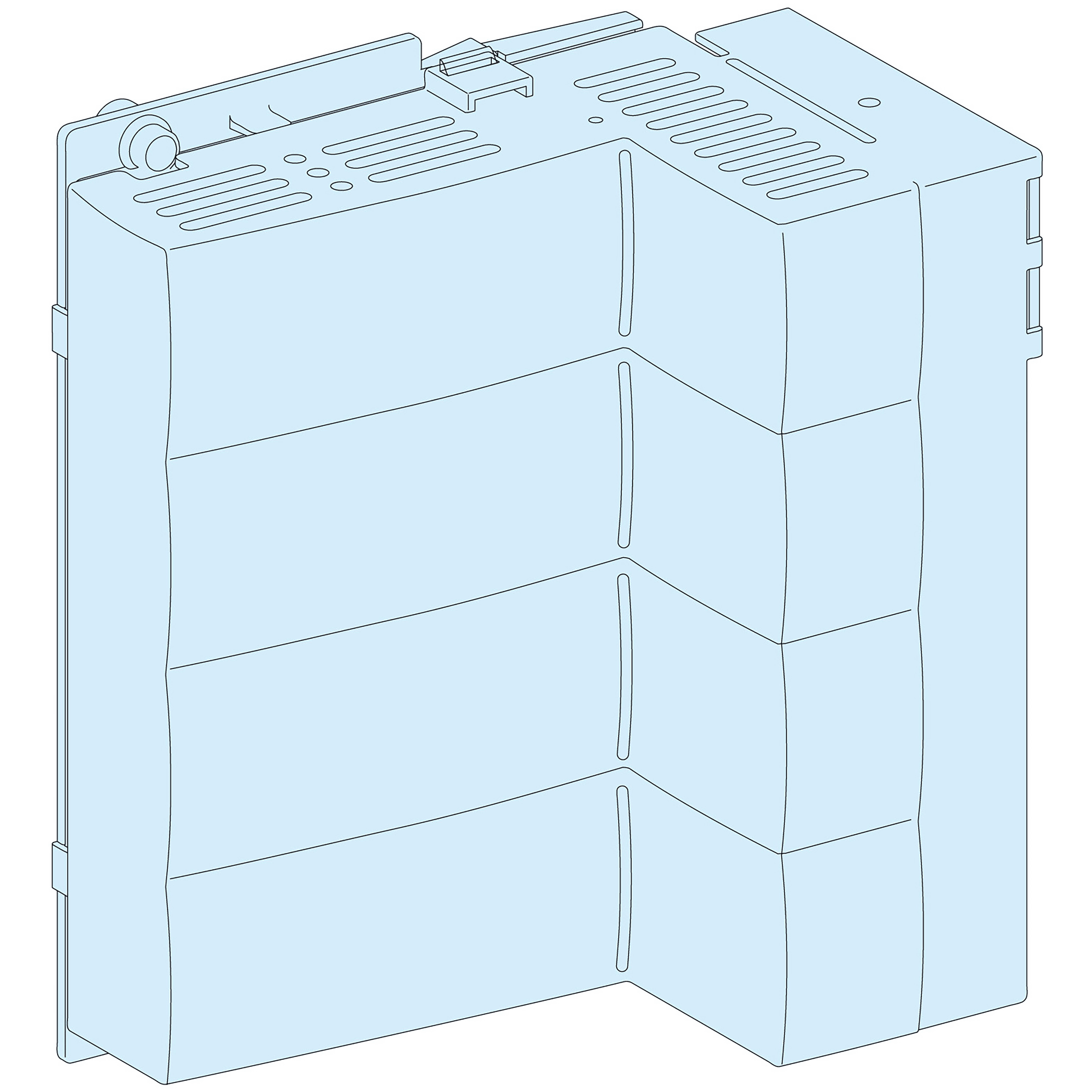 SCHNEIDER ELECTRIC - Collegamenti, Linergy, Linergy, Blocco alim. Powerclip NS400 H