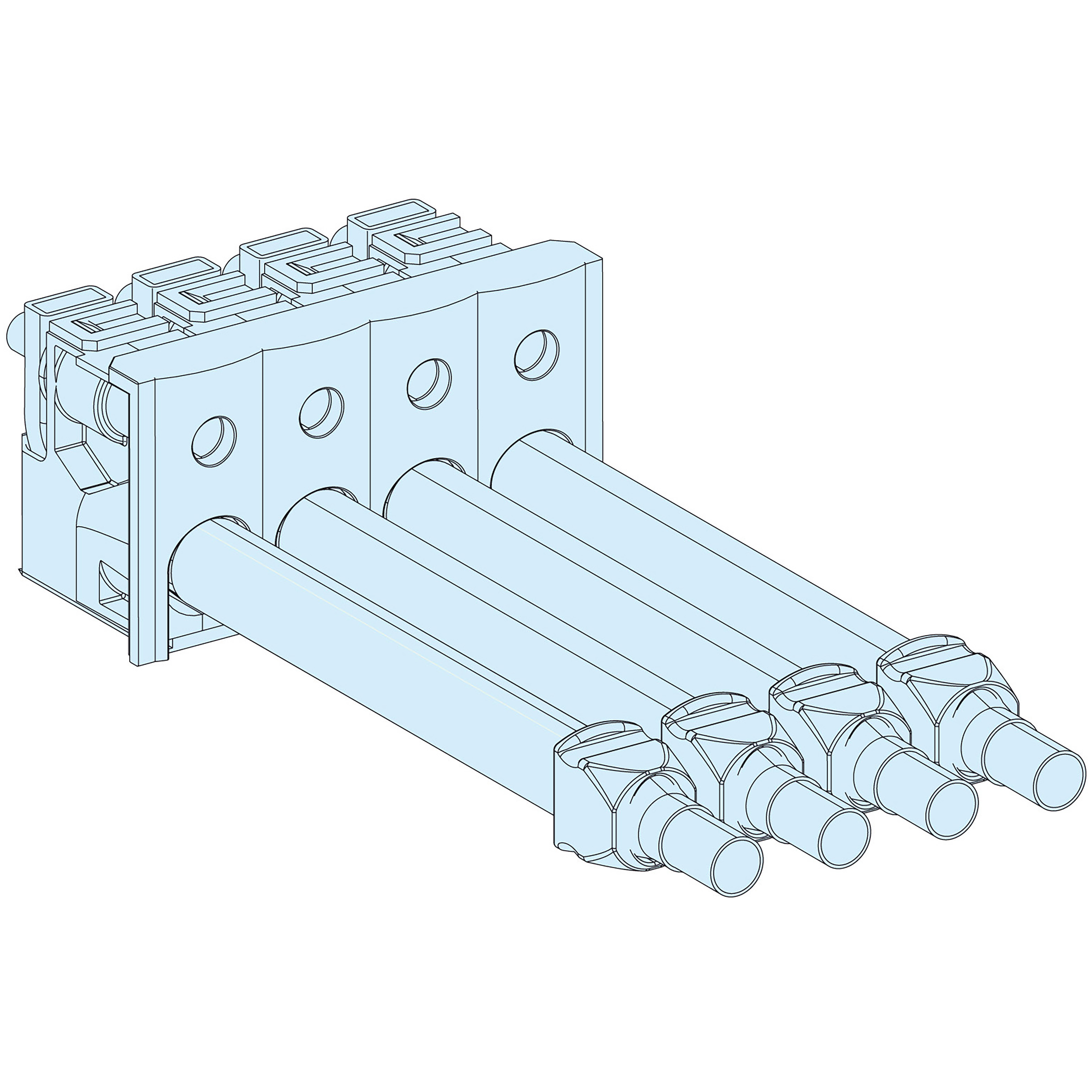 SCHNEIDER ELECTRIC - Collegamento Powerclip NSA160+vigi