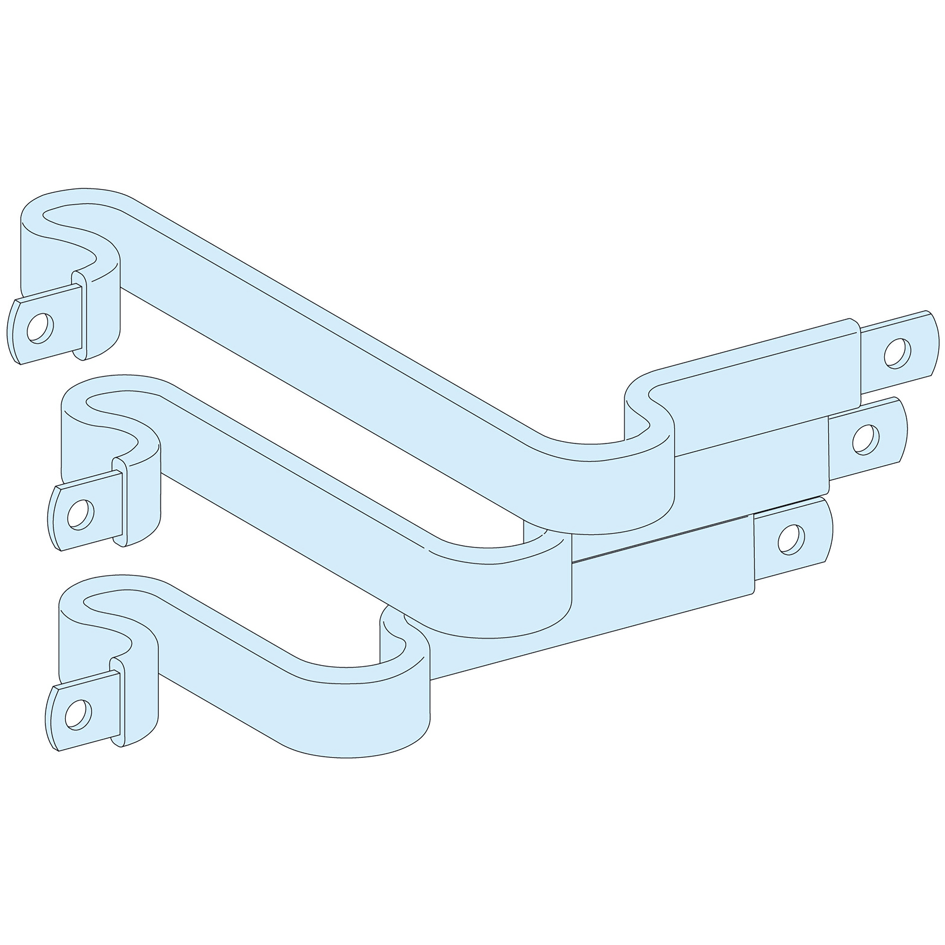 SCHNEIDER ELECTRIC - Collegamenti, Linergy, Linergy, Coll. 250A NS rim/est/rot-INS250 H 3P