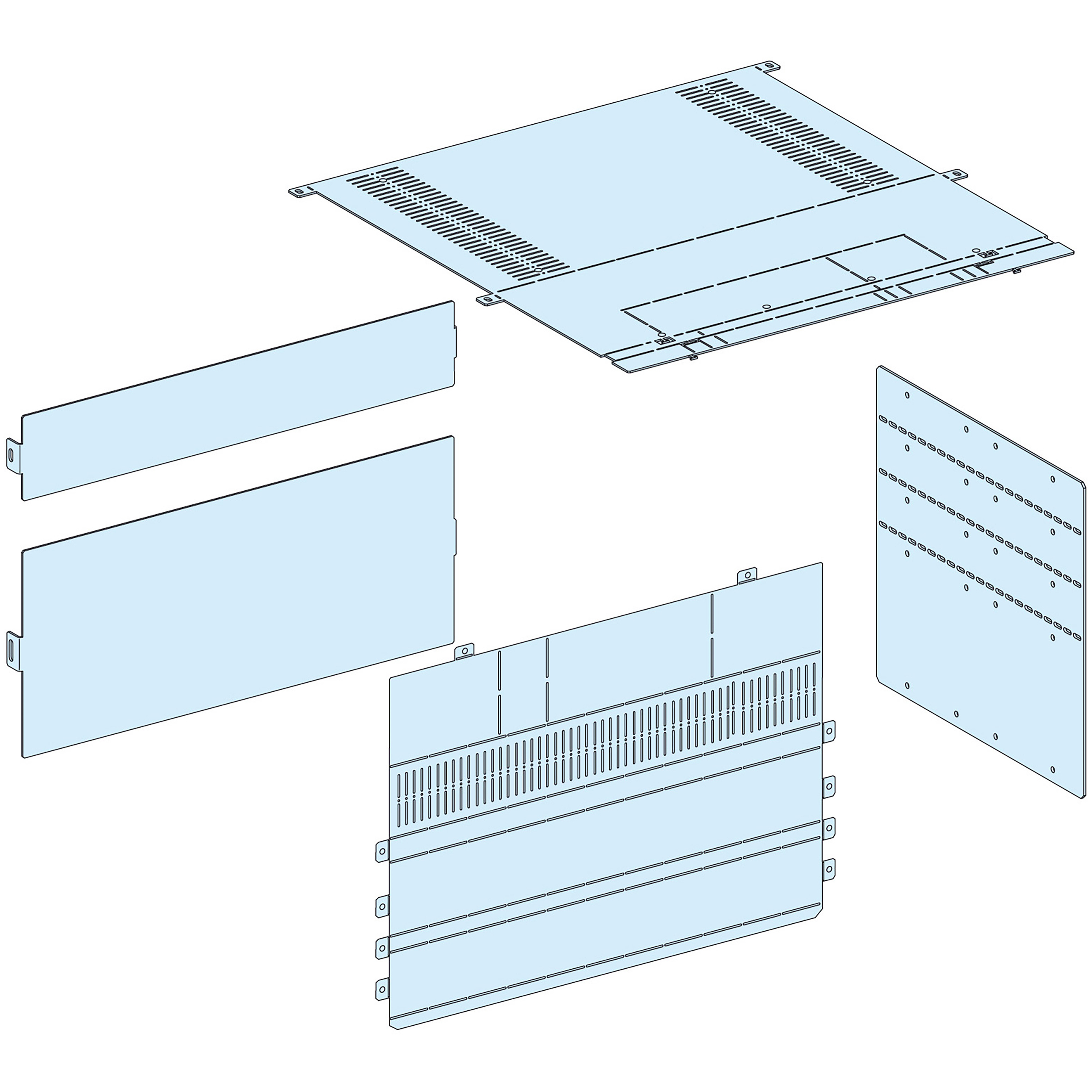 SCHNEIDER ELECTRIC - Struttura, PrismaSeT, Accessori, Segregazione att. post. NS1600 V