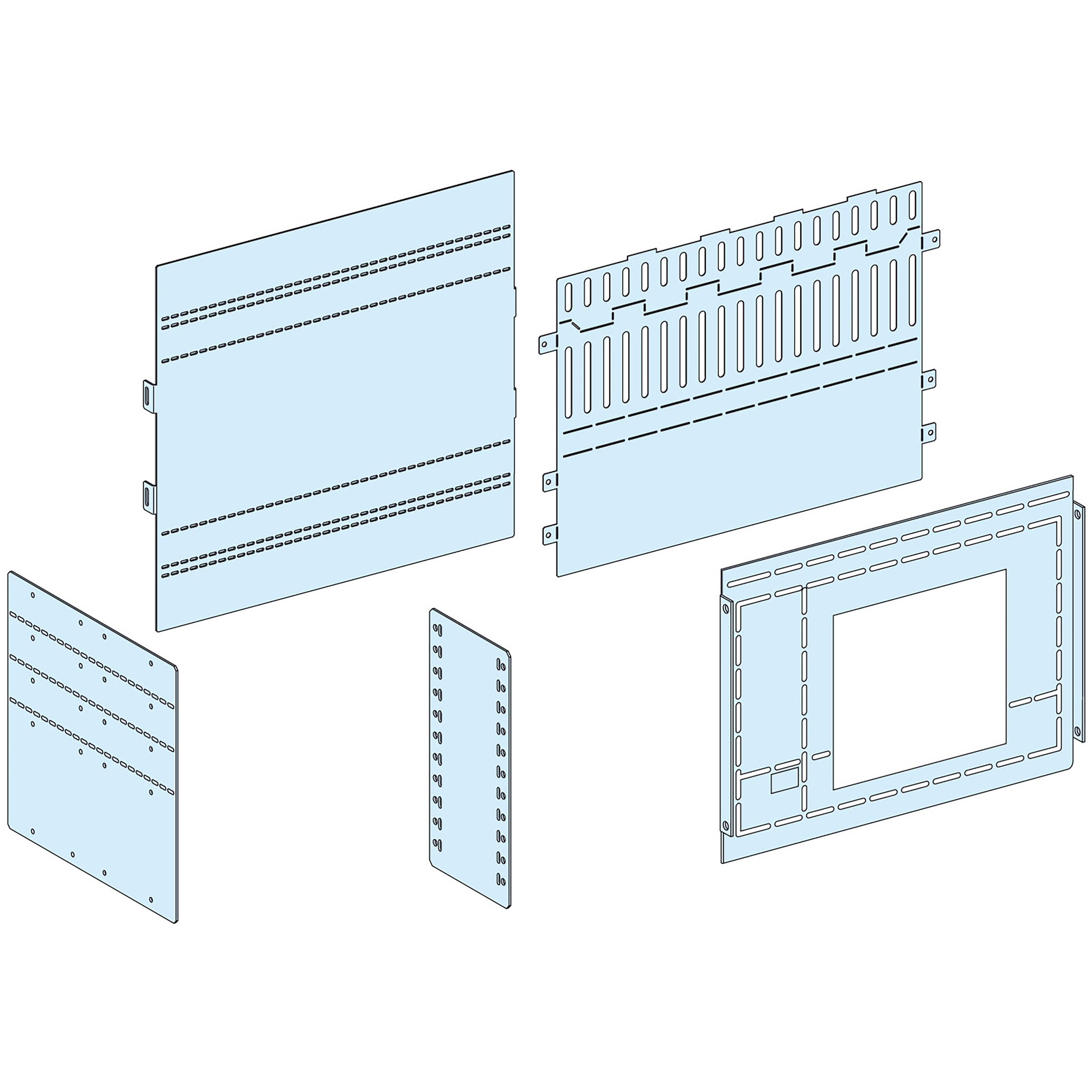 SCHNEIDER ELECTRIC - Struttura, PrismaSeT, Accessori, Segregazione att. ant. MTZ2