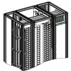 SCHNEIDER ELECTRIC - Segregazione, PrismaSeT 6300, forma 2, 3M, segregazione orizzontale anteriore e posteriore, per armadi L 300, P600