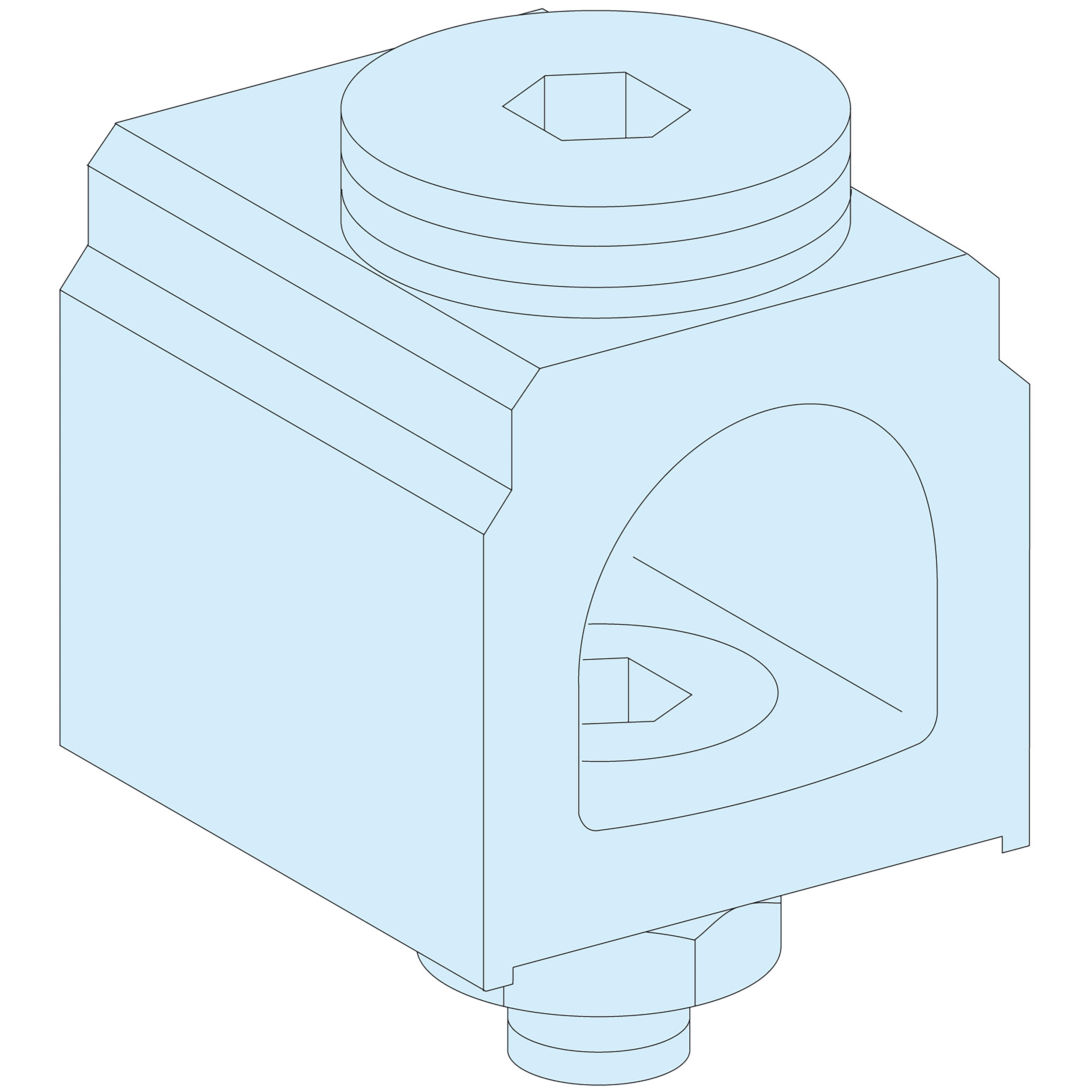 SCHNEIDER ELECTRIC - 4 CONNETTORI 400A 300MMQ