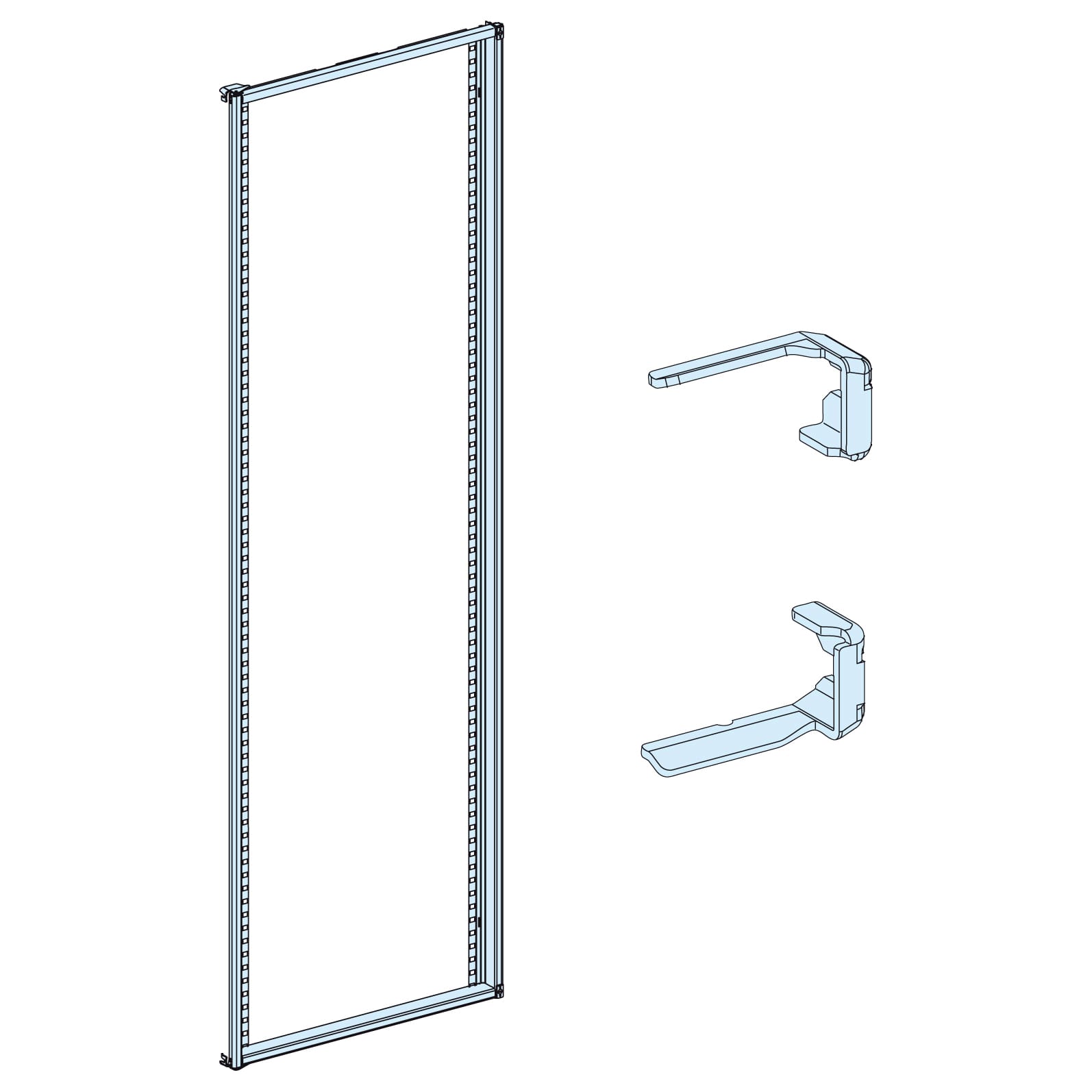 SCHNEIDER ELECTRIC - Cornice supporto piastre frontali L400