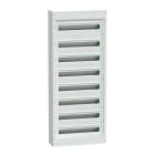 SCHNEIDER ELECTRIC - Centralino per apparecchi modulari, PrismaSeT S, parete, 8 x 24 moduli, 1 morsettiera di terra, senza porta