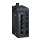 SCHNEIDER ELECTRIC - switch di rete, Modicon Networking, standard non gestito, 6 porte per rame con 2 porte per fibra ottica monomodale