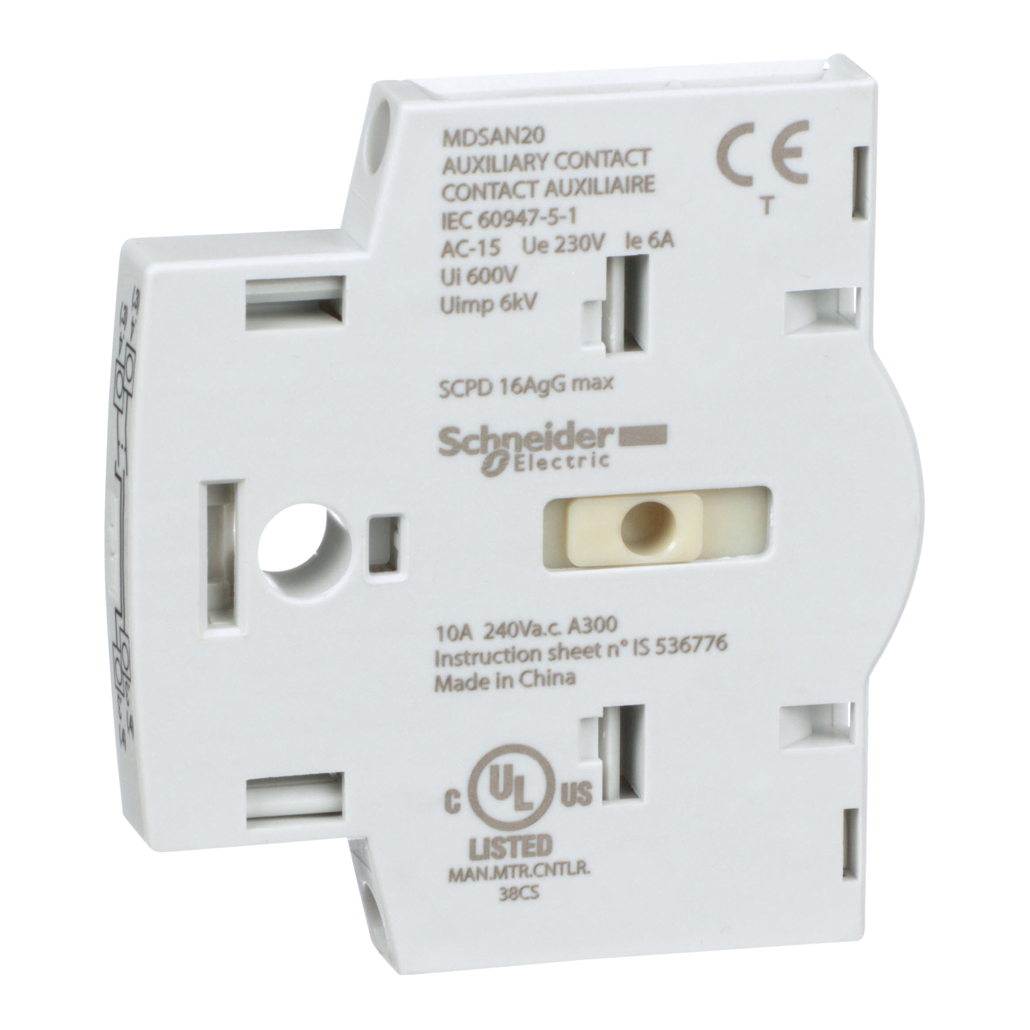 SCHNEIDER ELECTRIC - Blocco contatti 2NO