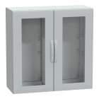 SCHNEIDER ELECTRIC - Armadio in poliestere, PanelSeT PLA, porta trasparente, totalmente chiuso, 1000x1000x420mm, IP65, IK08