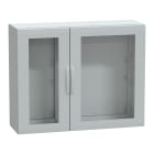 SCHNEIDER ELECTRIC - Armadio in poliestere, PanelSeT PLA, porta trasparente, totalmente chiuso, 1000x1250x420mm, IP65, IK08