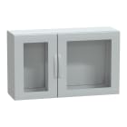 SCHNEIDER ELECTRIC - Armadio in poliestere, PanelSeT PLA, porta trasparente, totalmente chiuso, 750x1250x420mm, IP65, IK08