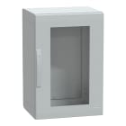 SCHNEIDER ELECTRIC - Armadio in poliestere, PanelSeT PLA, porta trasparente, totalmente chiuso, 750x500x420mm, IP65, IK08