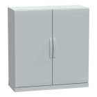 SCHNEIDER ELECTRIC - Armadio in poliestere, PanelSeT PLA, porta piena, fondo aperto, 1000x1000x420mm, IP54, IK10