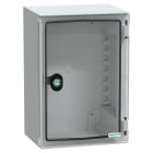SCHNEIDER ELECTRIC - Cassetta in ABS + PC montata a parete, PanelSeT PLM, porta trasparente, 310x215x160mm, IP66, IK10, RAL 7035