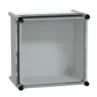 SCHNEIDER ELECTRIC - Cassetta PLS, retro in poliestere, coperchio trasparente per PC IP65 27x27x18cm