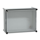 SCHNEIDER ELECTRIC - Cassetta PLS, retro in poliestere, coperchio trasparente per PC IP65 27x36x18cm