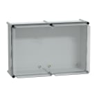 SCHNEIDER ELECTRIC - Cassetta PLS, retro in poliestere, coperchio trasparente per PC IP65 36x54x23cm