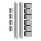 SCHNEIDER ELECTRIC - Kit di fissaggio per rack fisso da 19 pollici, PanelSeT SFN, Per armadio elettrico sismico 6G