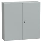 SCHNEIDER ELECTRIC - Cassetta in acciaio montata a parete, PanelSeT S3D,  porta piena e piastra di montaggio 1000x1000x300, IP55, IK10
