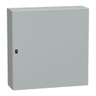 SCHNEIDER ELECTRIC - Cassetta in acciaio montata a parete, PanelSeT S3D, porta piena, con piastra di montaggio, 1000x1000x300mm, IP66, IK10