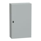 SCHNEIDER ELECTRIC - Cassetta in acciaio montata a parete, PanelSeT S3D, porta piena, con piastra di montaggio, 1000x600x250mm, IP66, IK10