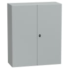 SCHNEIDER ELECTRIC - Cassetta in acciaio montata a parete, PanelSeT S3D, porta piena e piastra di montaggio 1200x1000x400 mm, IP55, IK10