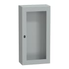 SCHNEIDER ELECTRIC - Cassetta in acciaio montata a parete, PanelSeT S3D, porta trasparente, senza piastra di montaggio, 1200x600x300mm, IP66, IK08